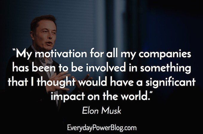 Elon musk motivation